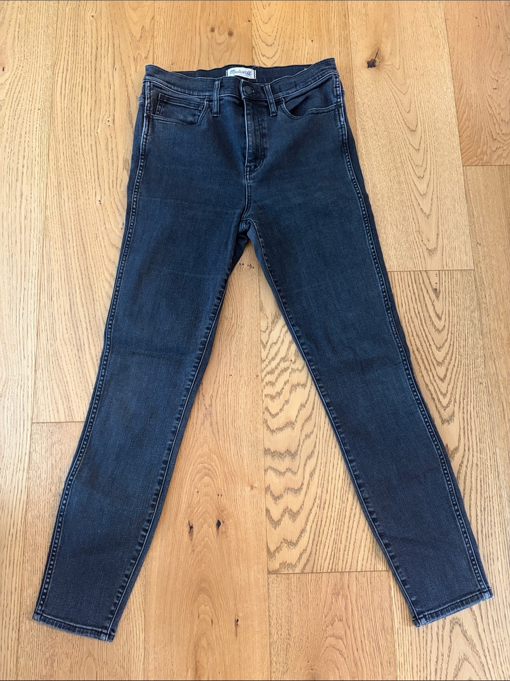 Madewell Charcoal High Rise Skinny Jeans